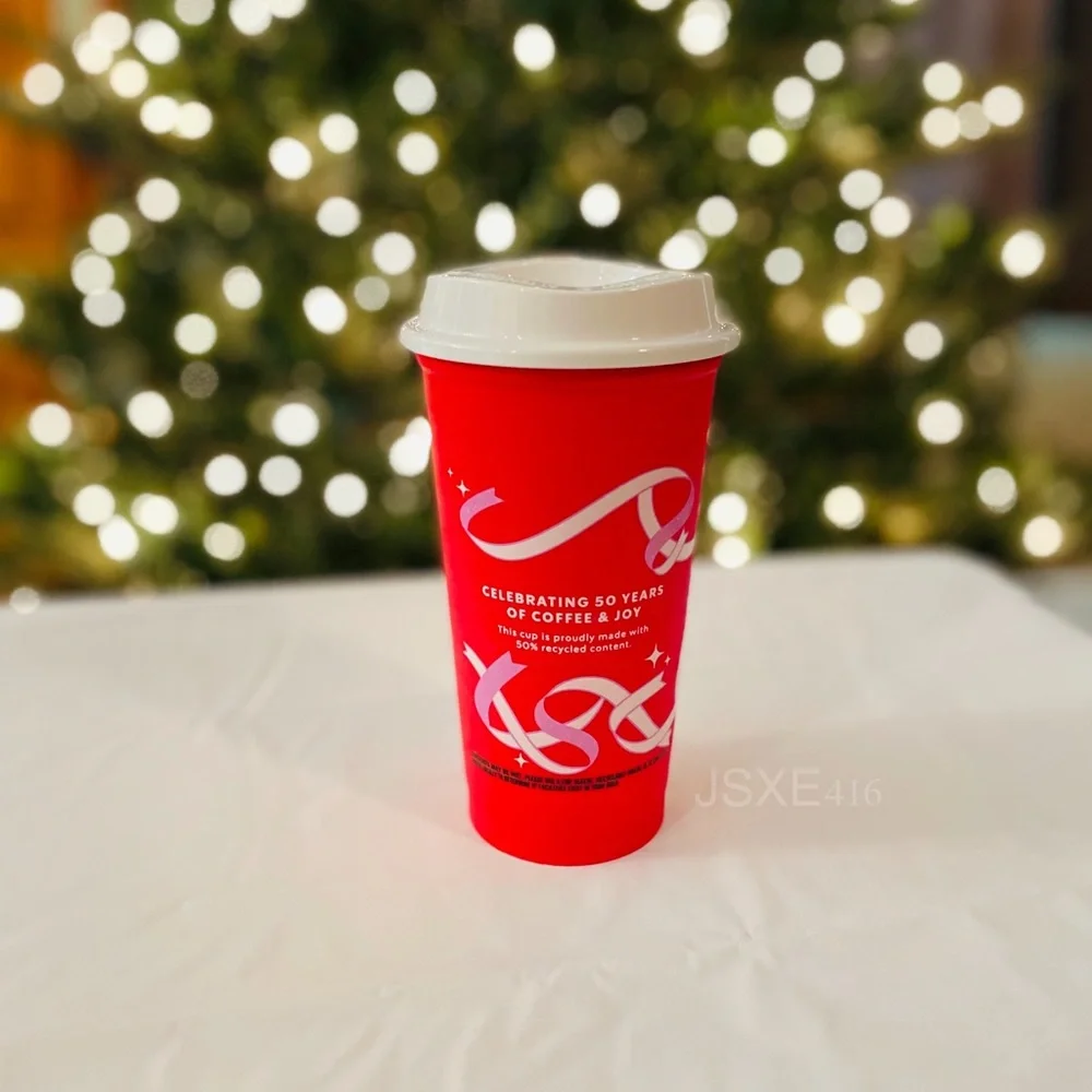 Starbucks 2021 Red Reusable Cup Day Holiday Travel Mug - Picture 5 of 6